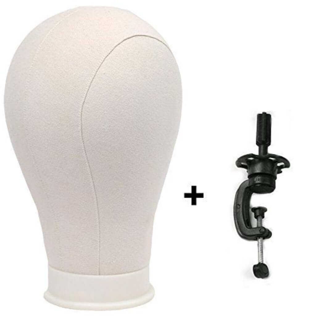 Fabric Mannequin head & clamp